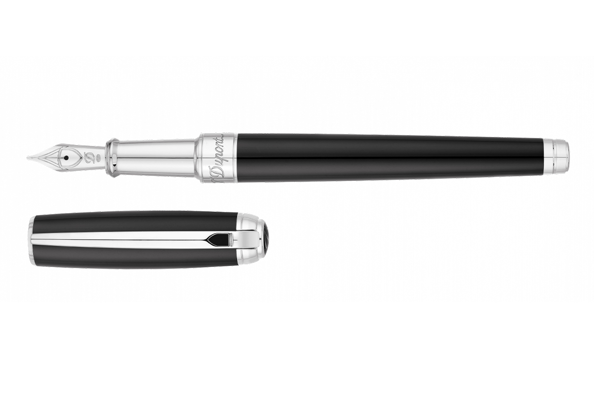 S.T. Dupont Line D Medium Black Vulpen